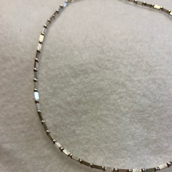 Vintage Sterling Silver 925 Mixed Bead Necklace 16” - Picture 6 of 11